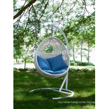 SW-(78) outdoor furniture rattan hanging chair/ white hanging egg chair